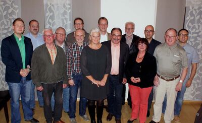 Die neue Führungsmannschaft der SPD Maifeld mit seinem Vorsitzenden Max Mumm