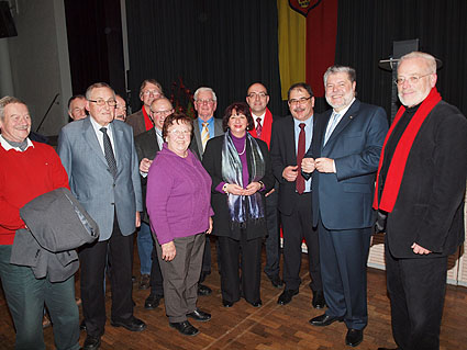 Maifelder Sozialdemokraten mit Kurt Beck